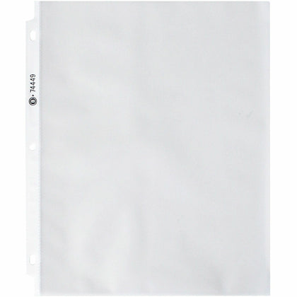 Business Source Sheet Protectors - Letter Size Top-loading Clear Polypropylene - 100/Box