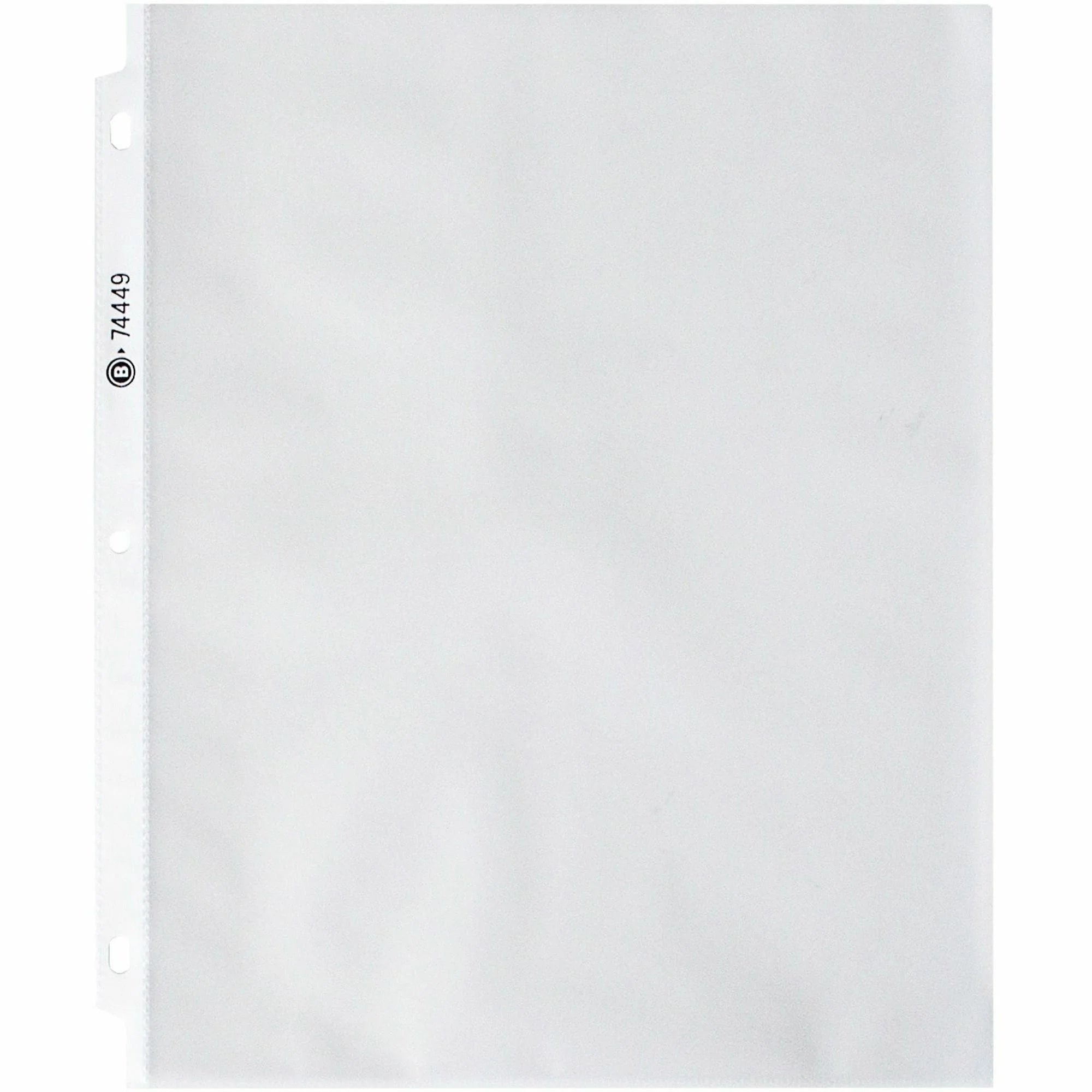 Business Source Sheet Protectors - Letter Size Top-loading Clear Polypropylene - 100/Box