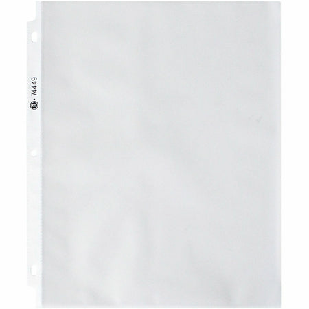 Business Source Sheet Protectors - Letter Size Top-loading Clear Polypropylene - 100/Box