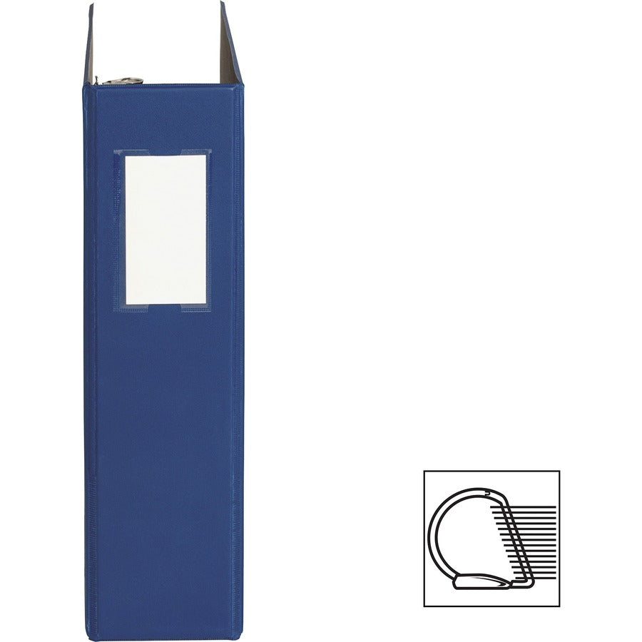 Business Source Slanted D-ring Binders - Rear