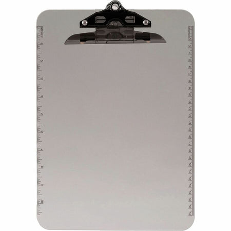 Business Source Spring Clip Plastic Clipboard - Rear