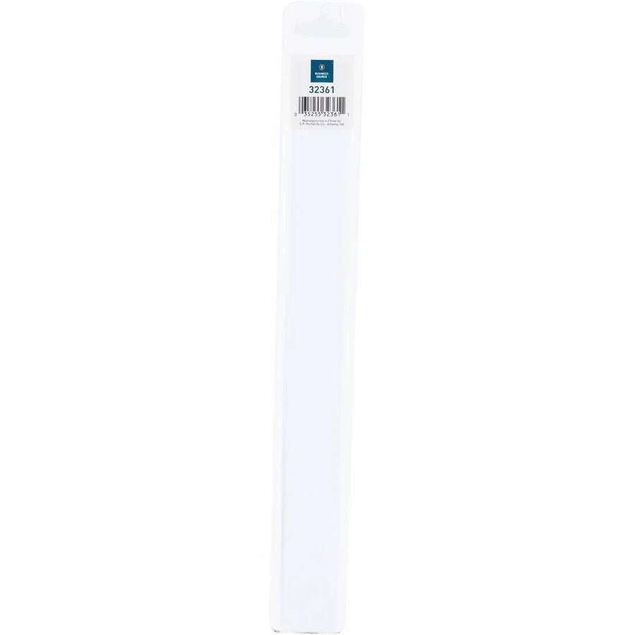 Business Source Stainless Steel Ruler - 12’’ Length - Metric Graduations - Rulers