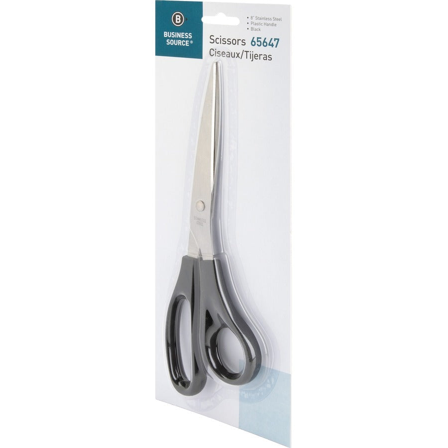 Business Source Stainless Steel Scissors - Left