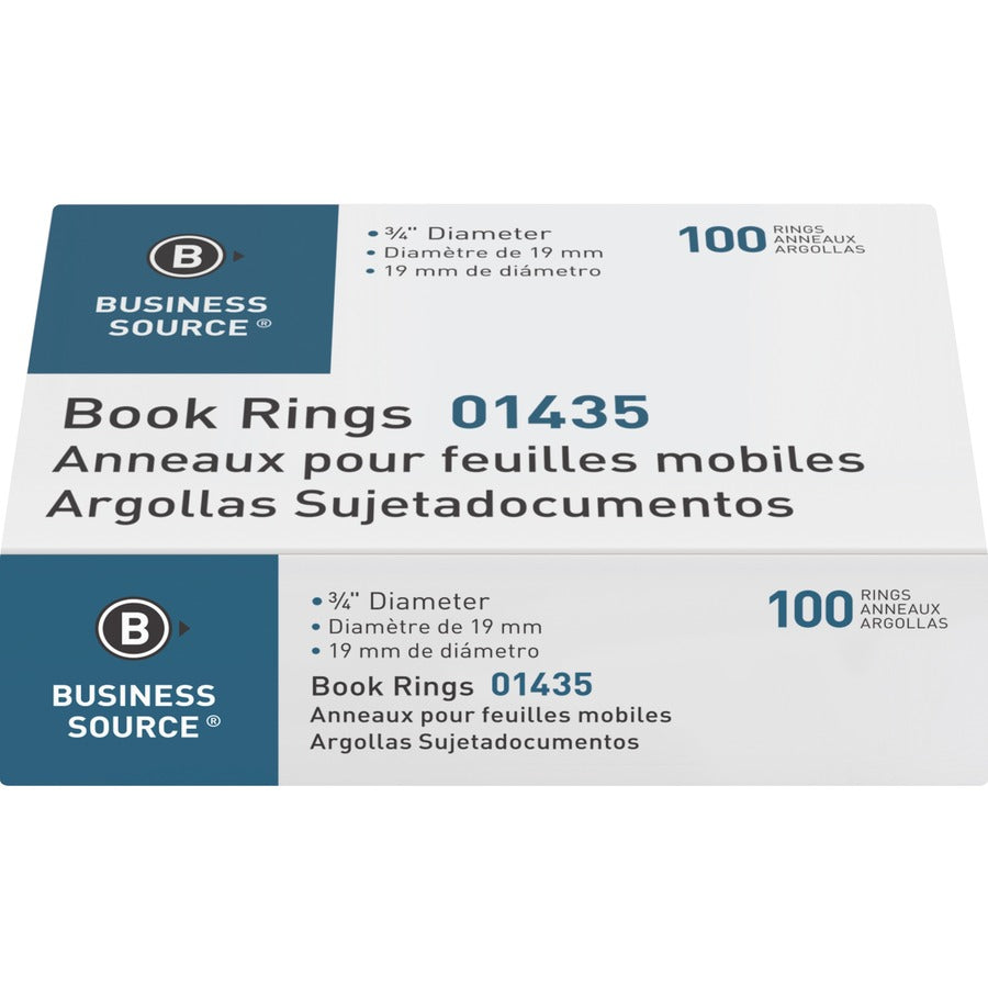 Business Source Standard Book Rings - Front