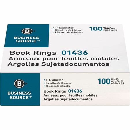 Business Source Standard Book Rings - Top