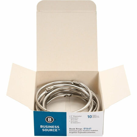 Business Source Standard Book Rings - Top