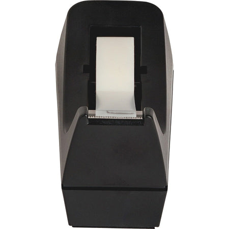 Business Source Standard Desktop Tape Dispenser - 1’’ Core - Non-skid Base - Plastic - Black - 1 Each - Dispensers
