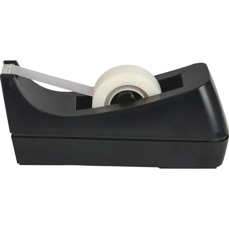 Business Source Standard Desktop Tape Dispenser - Non-skid Base 1’’ Core - Black - Dispensers