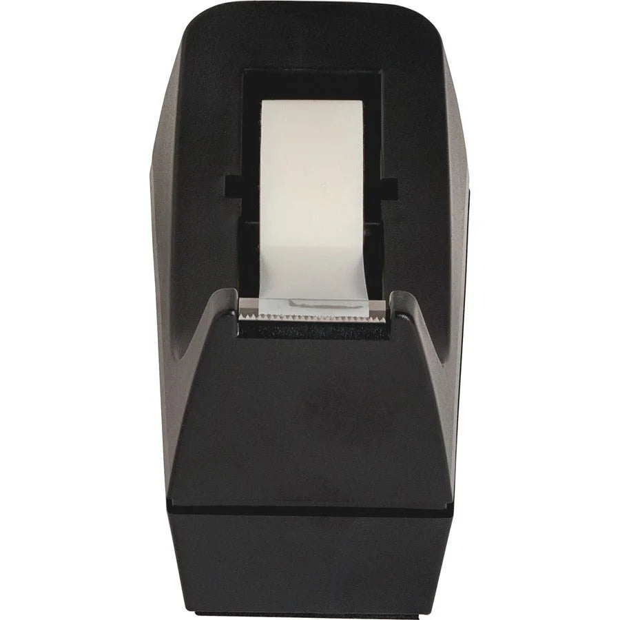 Business Source Standard Desktop Tape Dispenser - Non-skid Base 1’’ Core - Black - Dispensers