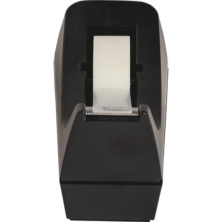 Business Source Standard Desktop Tape Dispenser - Non-skid Base 1’’ Core - Black - Dispensers