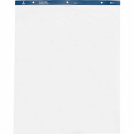 Business Source Standard Easel Pad - 50 Sheets 27’’ x 34’’ White Paper - Pads