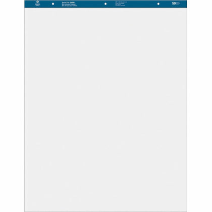 Business Source Standard Easel Pad: 50 Sheets 27’’ x 34’’ - White Paper - Pads