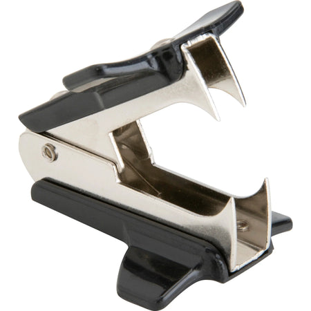 Business Source Staple Remover: Nickel-plated Teeth Plastic Handle - Staples & Removers