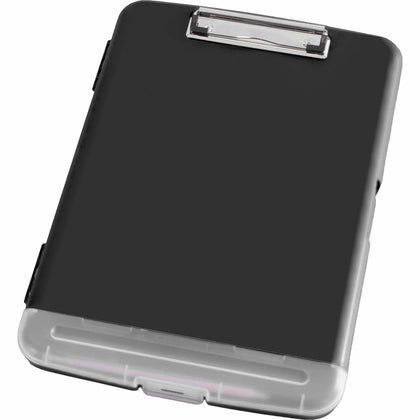 Business Source Storage Clipboard: 160-Sheet Plastic in Black - Clipboards