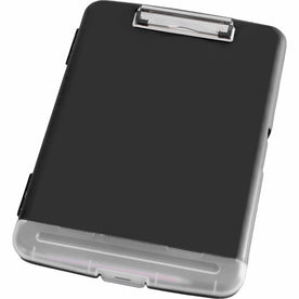 Business Source Storage Clipboard: 160-Sheet Plastic in Black - Clipboards