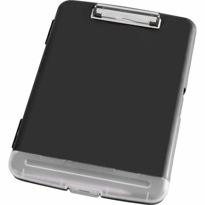 Business Source Storage Clipboard: 160-Sheet Plastic in Black - Clipboards