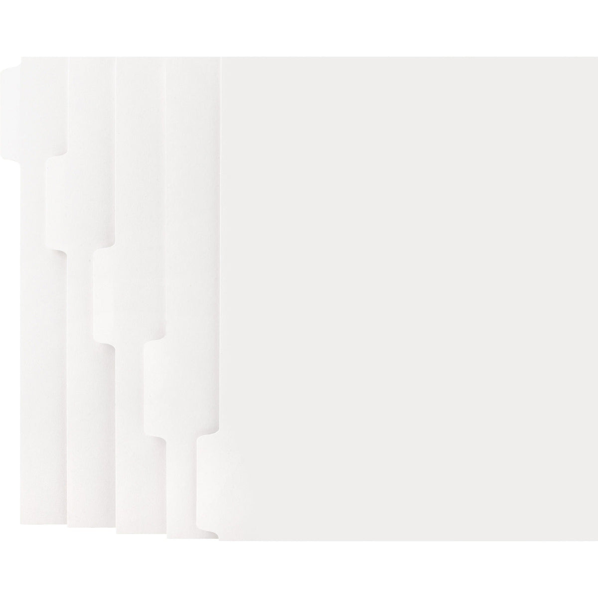 Business Source Straight Collated Print-on Tab Divider - 2000