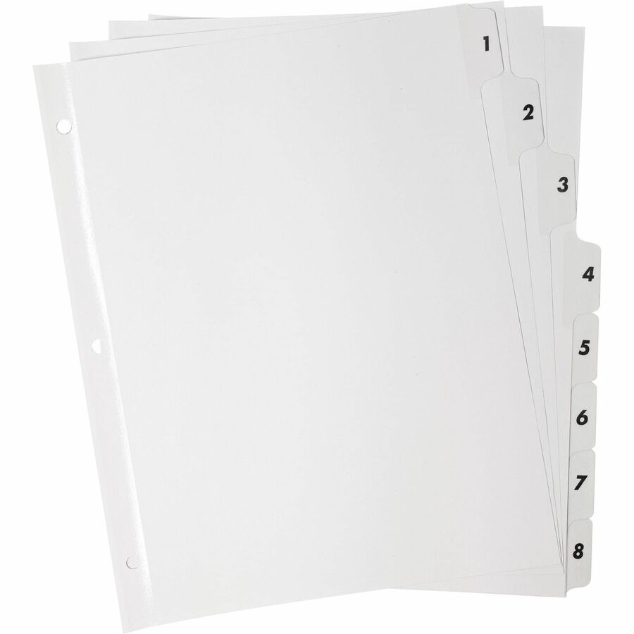 Business Source Table of Content Quick Index Dividers - Front