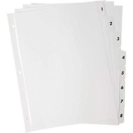Business Source Table of Content Quick Index Dividers - Front