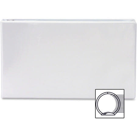 Business Source Tabloid-size Round Ring Reference Binder - Front