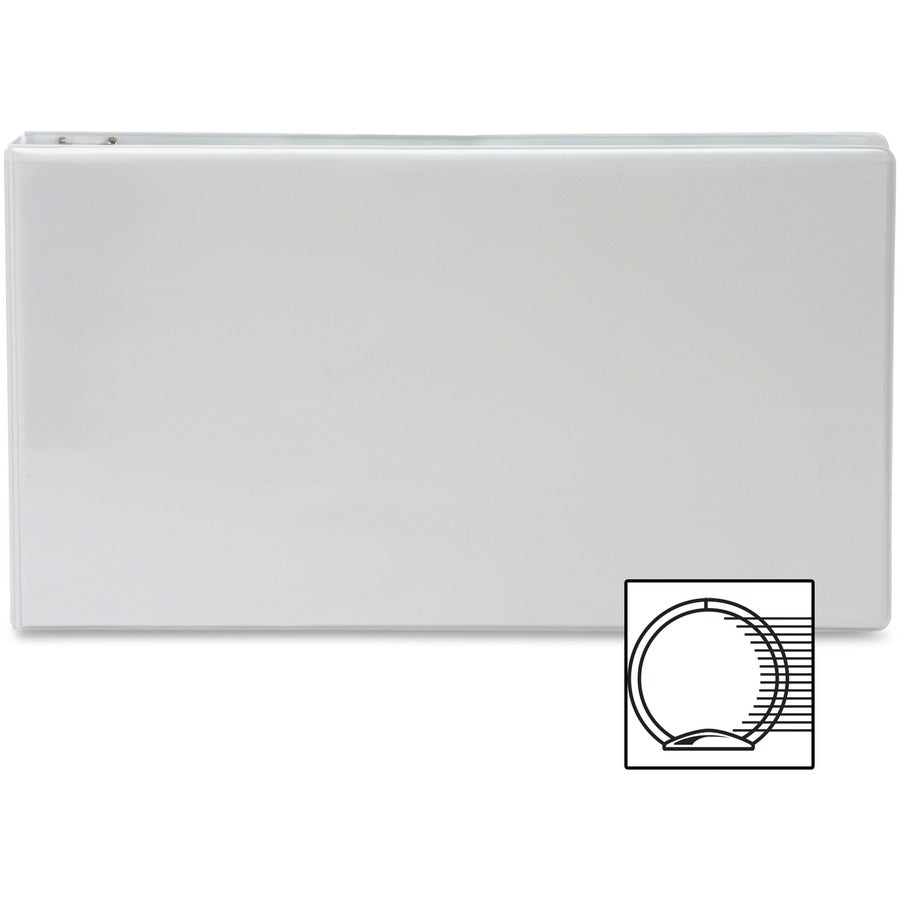 Business Source Tabloid-size Round Ring Reference Binder - Front