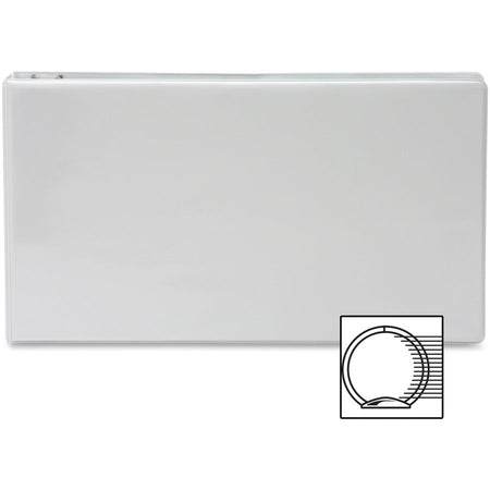 Business Source Tabloid-size Round Ring Reference Binder - Front