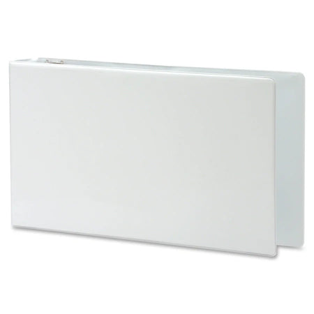 Business Source Tabloid-size Round Ring Reference Binder - Durable 2’’ Capacity White - Presentation / View Binders