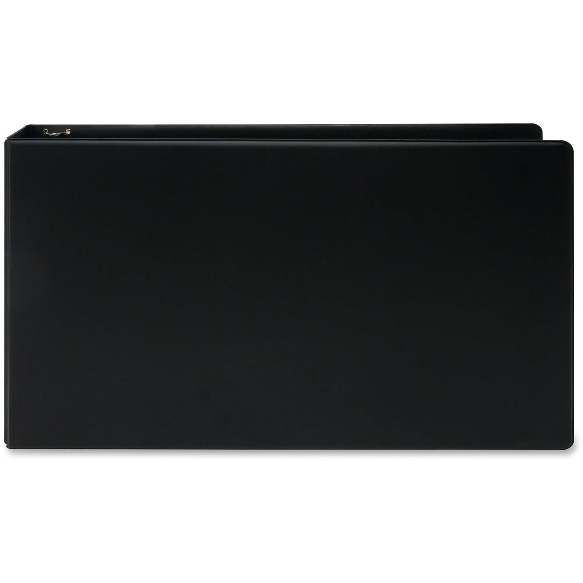 Business Source Tabloid-size Round Ring Reference Binder - Durable 2’’ Capacity - Black - Recycled - 11’’ x 17’’ - 1