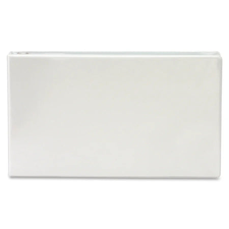 Business Source Tabloid-size Round Ring Reference Binder - Durable 2’’ Capacity White - Presentation / View Binders