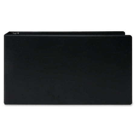 Business Source Tabloid-size Round Ring Reference Binder - Durable 2’’ Capacity - Black - Recycled - 11’’ x 17’’ - 1