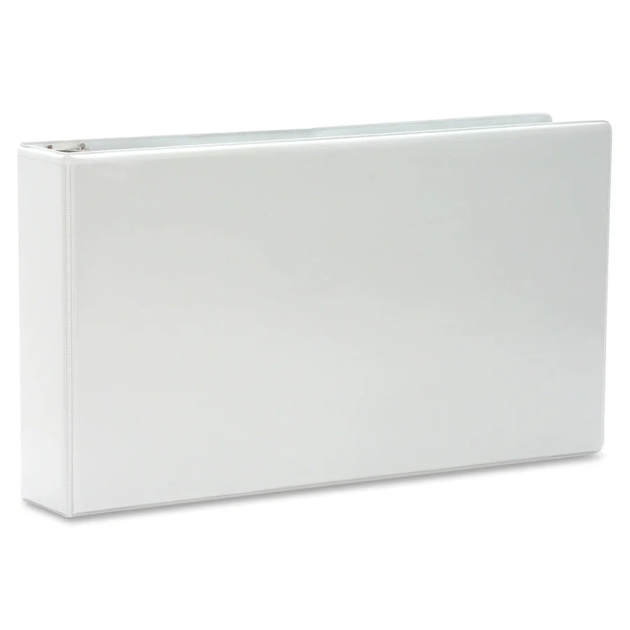 Business Source Tabloid-size Round Ring Reference Binder - Durable 3’’ Capacity - Presentation / View Binders