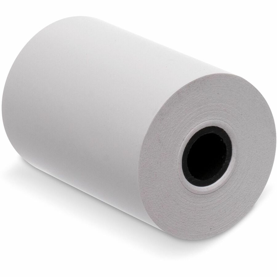 Business Source Thermal Paper Rolls - 2 1/4’’ x 80 ft - 48 g/m² Grammage - Smooth - White - 50 / Carton - Register