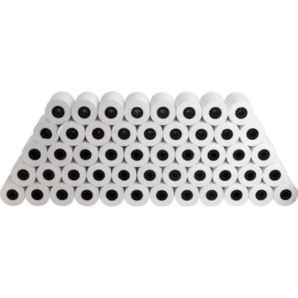 Business Source Thermal Paper Rolls: 2 1/4’’ x 80 ft 48 gsm Smooth White - 50/Carton - Register / Receipts