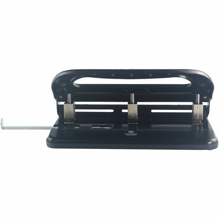 Business Source Three-hole Heavy-duty Punch - Rear