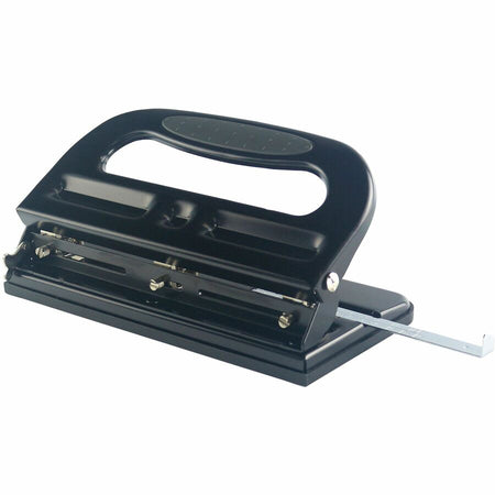 Business Source Three-hole Heavy-duty Punch - Right
