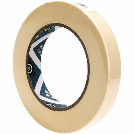 Business Source Utility-purpose Masking Tape - 60 yd Length x 0.75’’ Width - 3’’ Core - Tan - Crepe Paper Backing