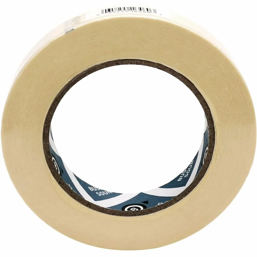 Business Source Utility-purpose Masking Tape - 60 yd Length x 0.75’’ Width - 3’’ Core - Tan - Crepe Paper Backing
