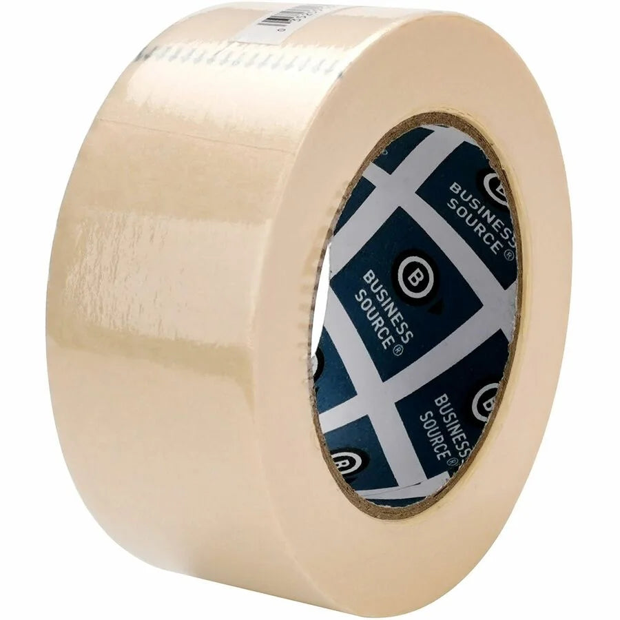 Business Source Utility-purpose Masking Tape - 60 yd x 2’’ - Tan Crepe Paper - 6/Pack