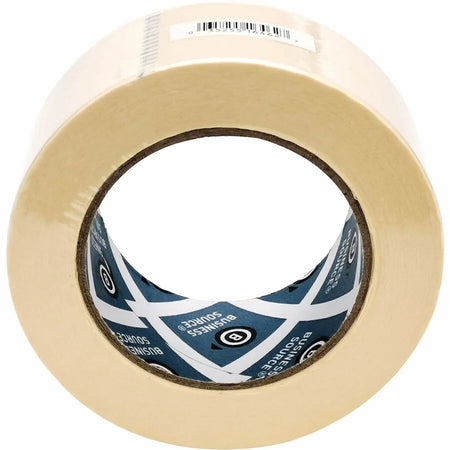 Business Source Utility-purpose Masking Tape - 60 yd x 2’’ - Tan Crepe Paper - 6/Pack