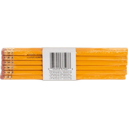 Business Source Woodcase No. 2 Pencils - Rear
