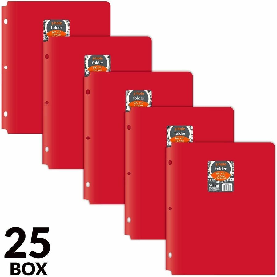 C-Line 2-pocket Heavyweight Poly Portfolio Pocket - Alternate-Image1