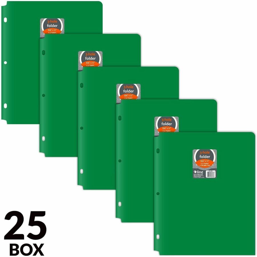 C-Line 2-pocket Heavyweight Poly Portfolio Pocket - Alternate-Image1
