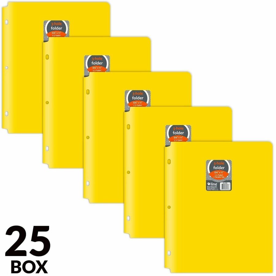 C-Line 2-pocket Heavyweight Poly Portfolio Pocket - Alternate-Image1
