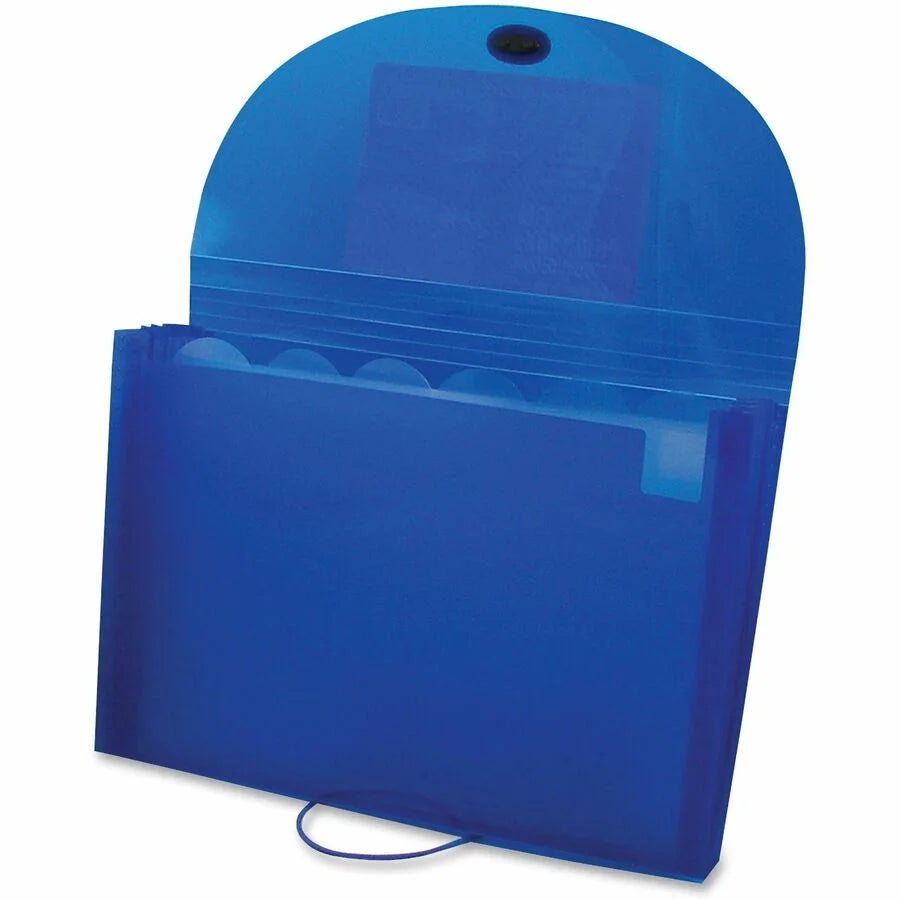 C-Line 48305 Letter Expanding File: 7-Pocket Poly File Blue - Files
