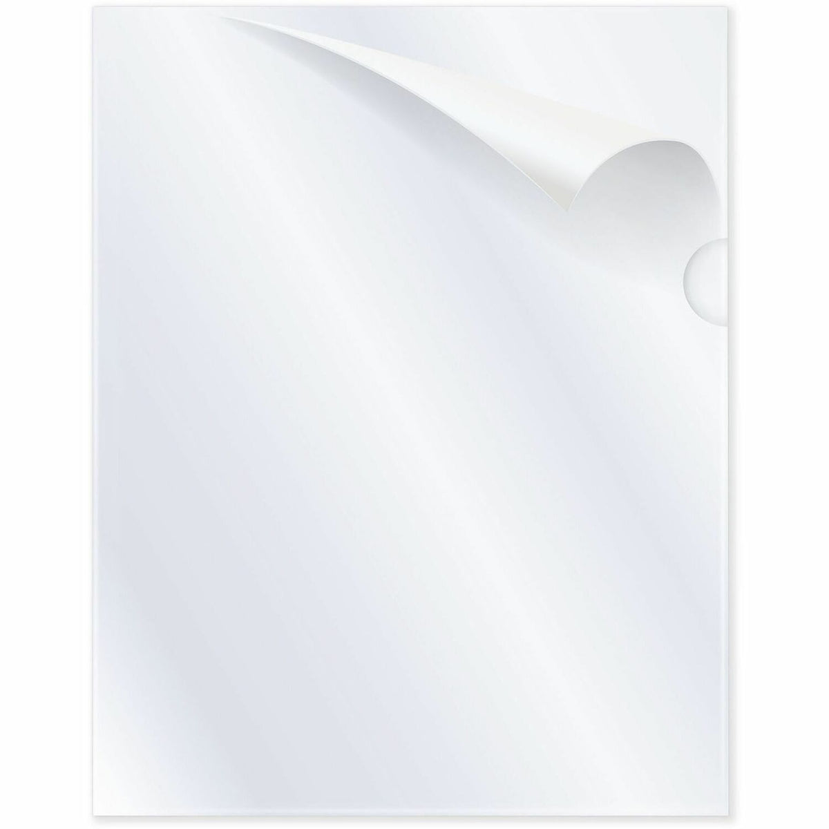 C-Line 62127 Letter Recycled Project File - 8 1/2’’ x 11’’ - Polypropylene - Clear - Tear Resistant Static-free Copy