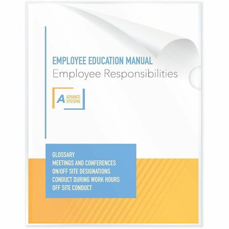 C-Line 62127 Letter Recycled Project File - 8 1/2’’ x 11’’ - Polypropylene - Clear - Tear Resistant Static-free Copy