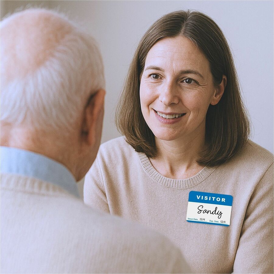C-Line Adhesive Visitor Name Badges - Alternate-Image3