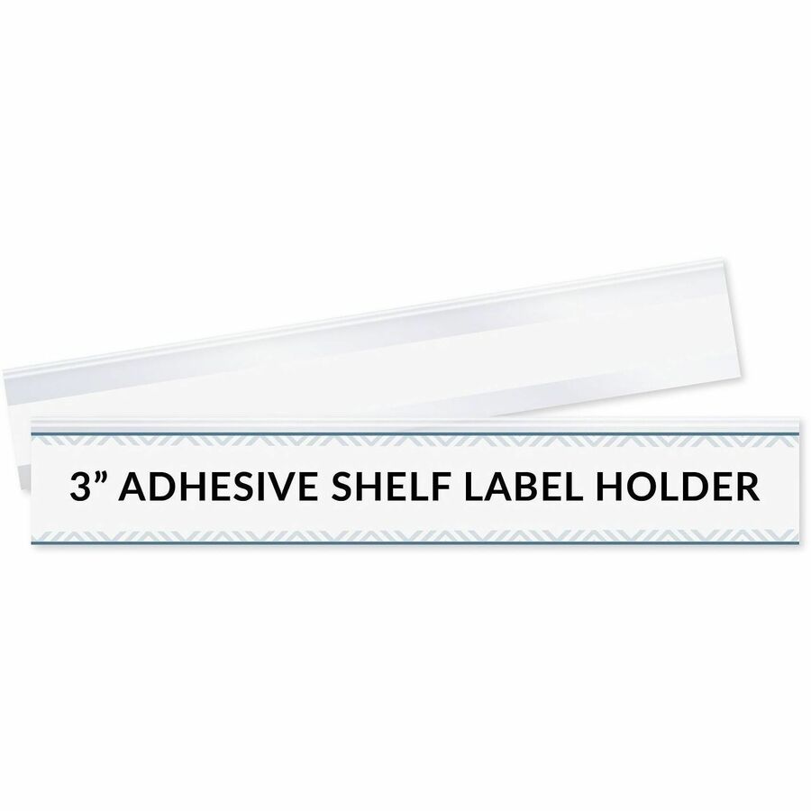 C-Line Best Value Peel/Stick Shelf Label Holders - 0.5’’ Height x 3’’ Width - 50 / Pack - Dispensers &