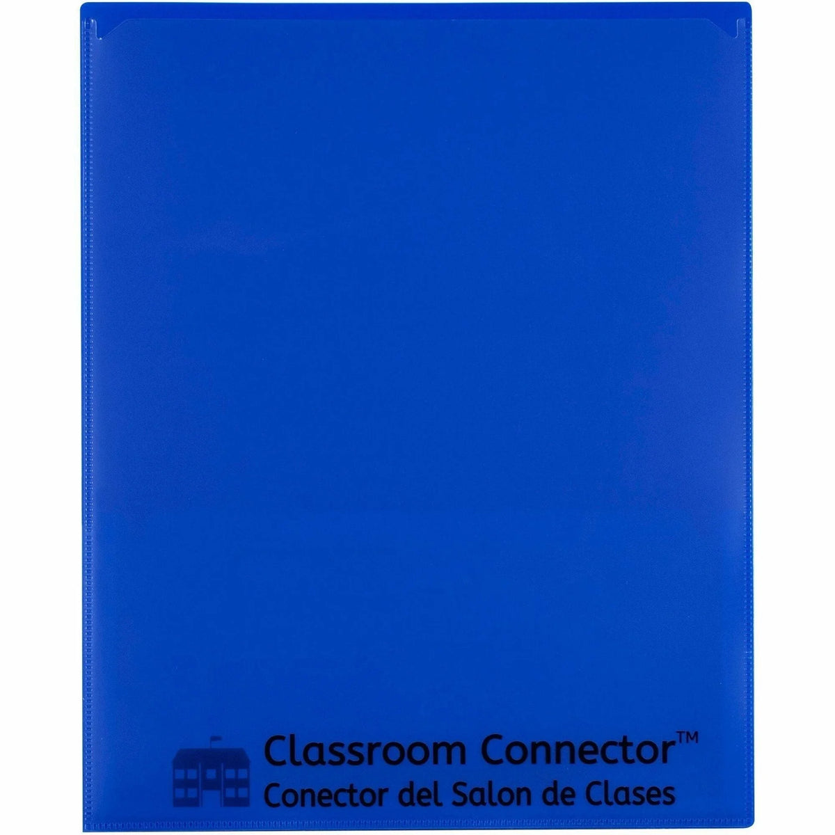 C-Line Classroom Connector Report Cover - Blue - 8 1/2’’ x 11’’ - 25/Box - Student Notebooks & Folders