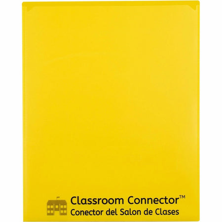 C-Line Classroom Connector Report Cover - Yellow - 25/Box - Student Notebooks & Folders